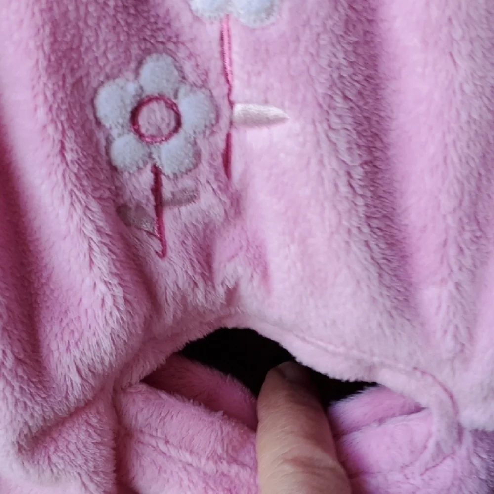 Disney Pooh And EYORE  Pink Sleep Sacks with Hood and Cartoon Design